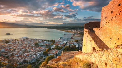 Palamidi,castle,on,a,hill,above,the,town,of,nafplio,
