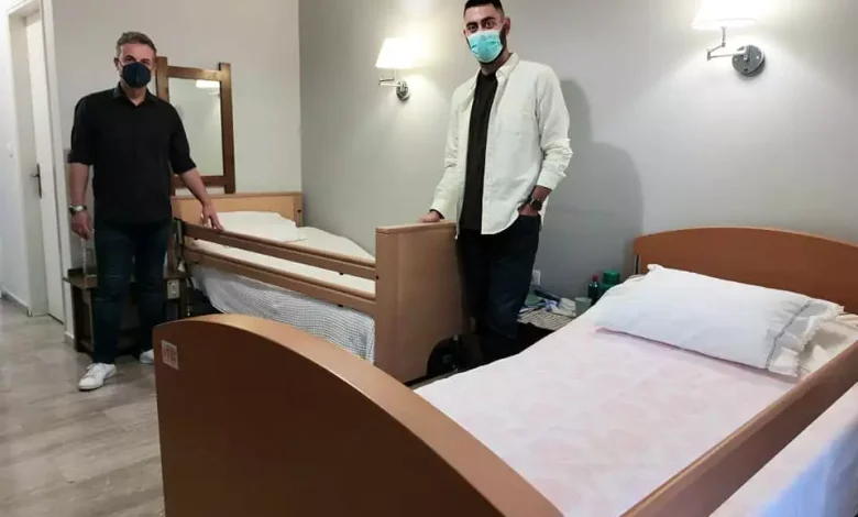 Γηροκομείο Ναυπλίου κρεβάτι 3.webp