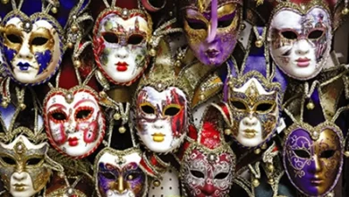 Venice carnival masks