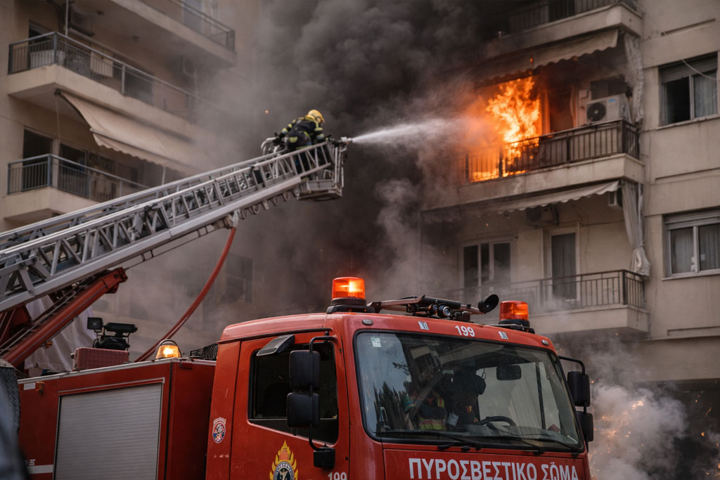 Nafplio kinitopoiisi tis pyrosvestikis gia purkagia se diamerisma tritou orofou