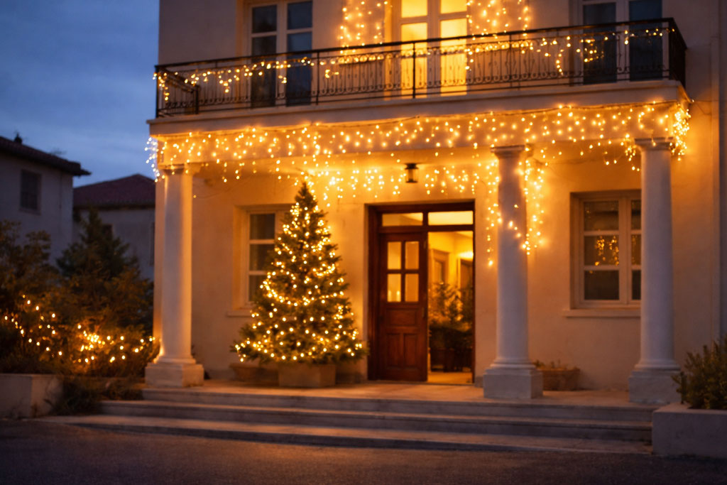 Xristougenniatikos stolismos stin aria nafpliou paramenei meta tis giortes