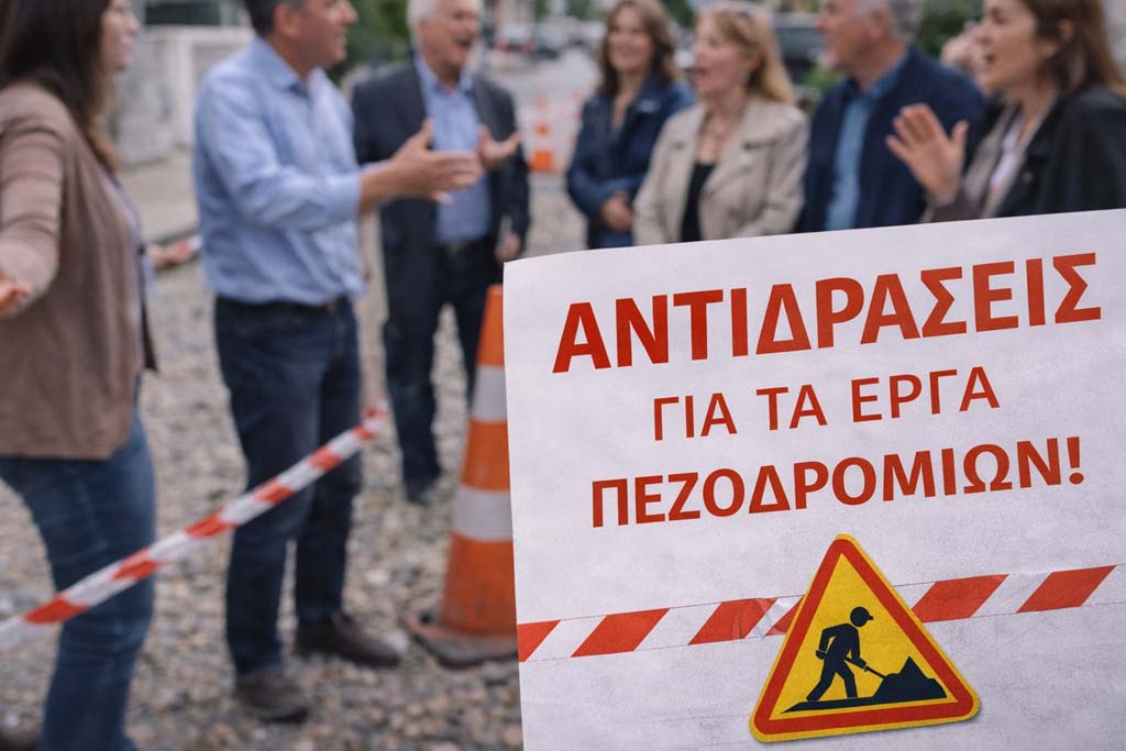 Nafplio antidraseis gia anakoinwsi tis dimotikis arxis sxetika me erga pezodromiwn