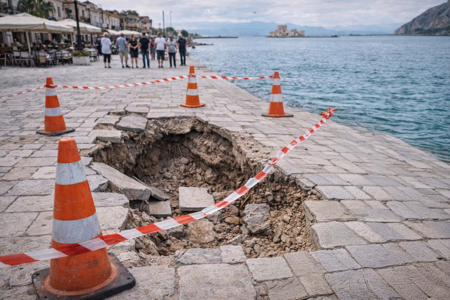 Nafplio kathizisi se plakostrwto tis paraliakis anisixia gia tin asfaleia